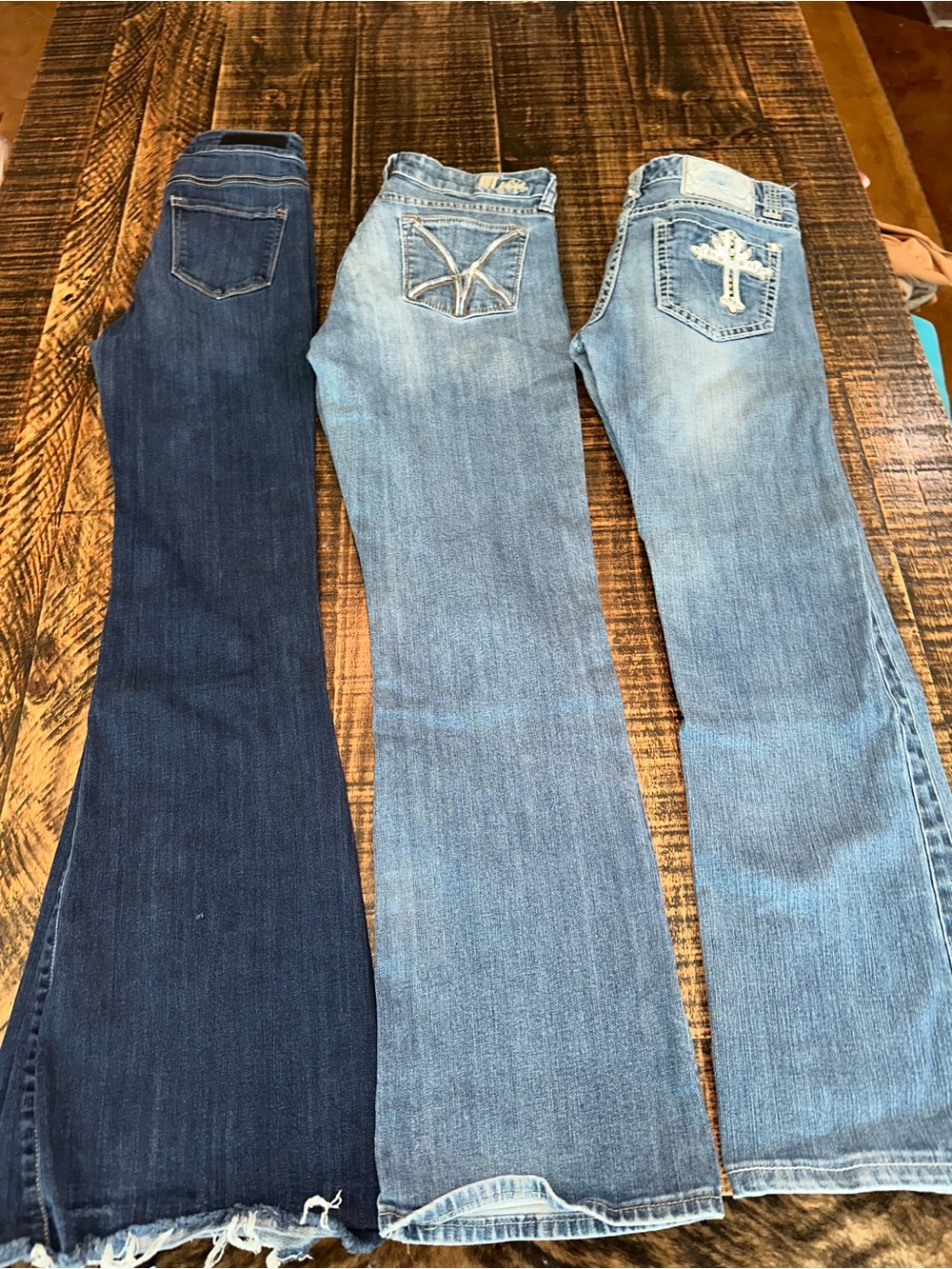 Cello/Kut/Ironhorse size 3/4 Women’s Jeans lot of 3
